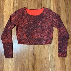 Lululemon Cropped Athletic Long Sleeve